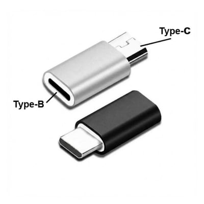 Picture of Type B to Type C Converter Type B Female to Type C Male Adapter 1pcs