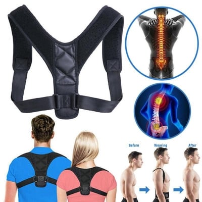 Picture of Shoulder Brace Back Support Belt - Achieve Better Posture and Comfort with this Supportive Belt