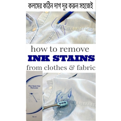Picture of Remover ink from clothes - Remove ink stains form shirt, fabric and carpet