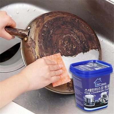 Picture of Cookware Cleaning Paste: Easily Clean Your Pots And Pans With This Household Kitchen Cleaner Paste, Ideal For Tough Stains