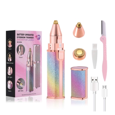Picture of New Blawless 2-in-1 Lady Shaver Flawless Eyebrow Trimmer for Women