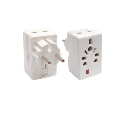 Picture of 2 Pin Multi Socket Plug Adapter for Home Uses