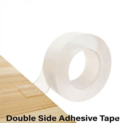 Picture of 3Meter Nano Magic Double Side Adhesive Tape 2CM Wide Reusable Clear Waterproof Anti-Slip Traceless Sticky Gel Pad Strips Grip for Car Home Office Supplies-Adhesives & Tape