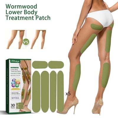 Picture of 30pcs Wormwood Slimming Slim Patch Breathable Fat Burning Slimming Stickers Different Sizes Burn Fat Lose Weight for Body Patch