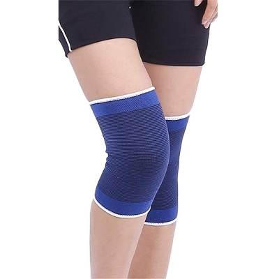 Picture of 1pis Knee Support Adjustable Sleeve For Knee Cap compression Pain relief Running Gym Sports activity For Men & Women