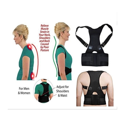 Picture of Real Doctors Sweat Belt Posture Brace Shoulder Back Support