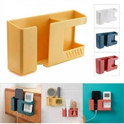 Picture of Randolph Wall-mounted 2-in-1 Mobile Phone Charging Stand Multifountion Storage Holder Bracket