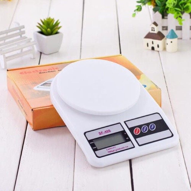 Picture of ইলেকট্রনিক ডিজিটাল কিচেন ওজন স্কেল – ১০ কেজি | MNK SHOP (White)