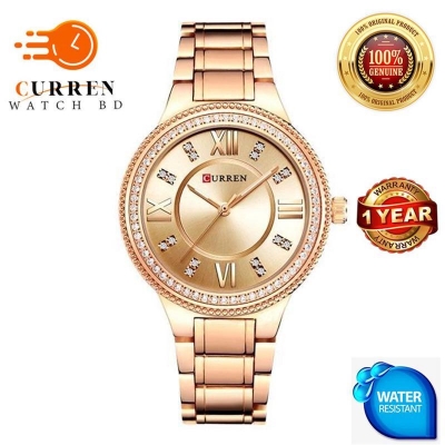 Picture of CURREN 9004-Rosegold Stainless Steel Analog Watch for Women