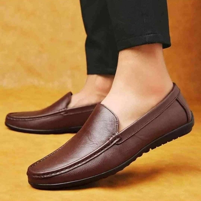 Picture of New High Quality JS Leather JS-112372 Slip Moccasins Loafers Casual Shoes For Men