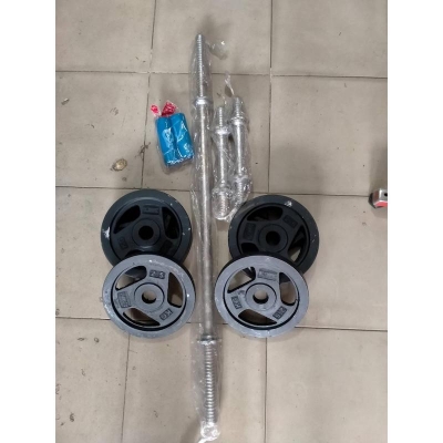 Picture of Dumbbell Set With Two 10 inchi Sticks and 3 fit burbell stick - 10Kg - Black and Silver