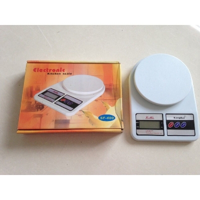 Picture of Kitchen Electronic Scale – 10KG Capacity Food Weighing | MNK SHOP (White)