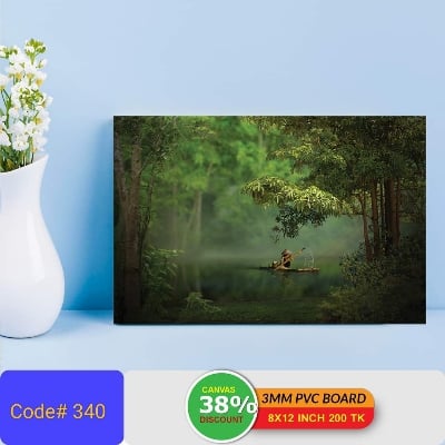 Picture of 1part Wall Canvas Art (printing) code#340 - Multicolor