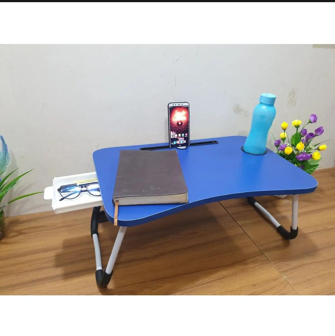 Picture of KIDS READING WRITTING TABLE LAPTOP TABLE FOR BED CHINA Portable Desk Foldable LAPTOP STAND with drawer - Multicolor