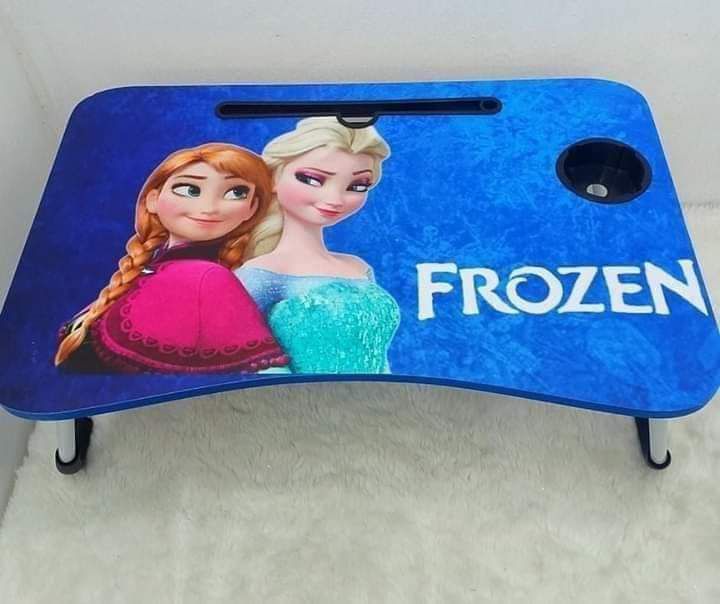Picture of Printing KIDS READING WRITTING TABLE LAPTOP TABLE FOR BED CHINA Portable Desk Foldable LAPTOP STAND with drawer - Multicolor