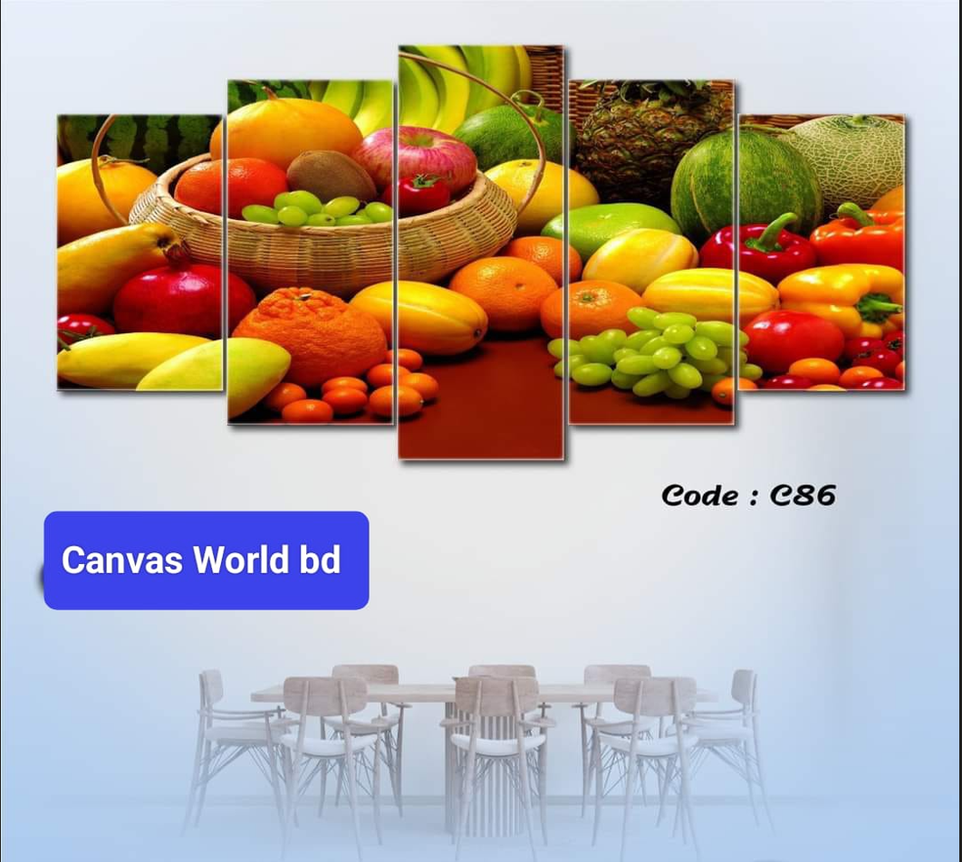 Picture of 18*36 inch 5Pcs In 1 Set Wall Canvas printing code#c31 - Multicolor