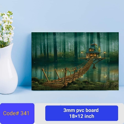 Picture of 1-part 18x12 inch Wall Canvas Art with Zigzag Lamination (Printing) - 18x12 inch