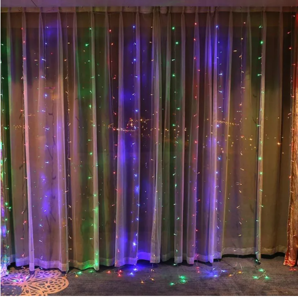 Picture of Fairy String Lights with 8 Modes – 100 LED, 33ft – Room & Party Decoration Light – Warm & Cozy Ambience Lighting - Multicolor