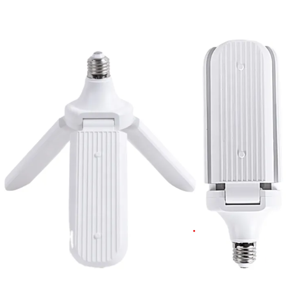 Picture of Foldable Fan Blade LED Garage Light – E27 220V, 30W/45W/60W – Energy Saving High Brightness Home & Pendant Bulb - Multicolor