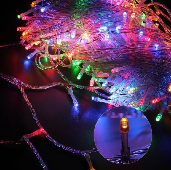 Picture of 100 LED Fairy Lights – 33 Feet String Light for Room Decoration - Multicolor
