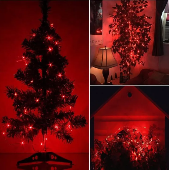 Picture of Red LED Fairy Lights – Decorative String Light for Room & Party - Red