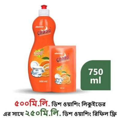 Picture of Minister Chaad Dishwashing Liquid Orange Fresh 500ml + 250ml Free