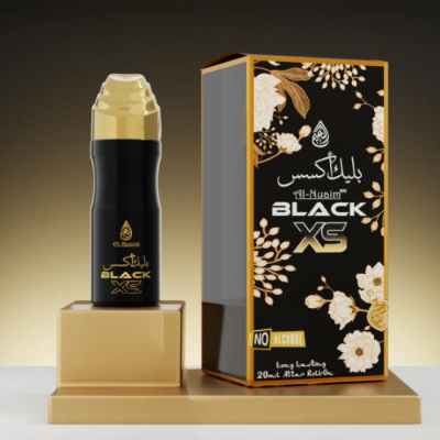 Picture of Al-Nuaim Black XS Attar, Alchohol Free Perfume Oil 20ml
