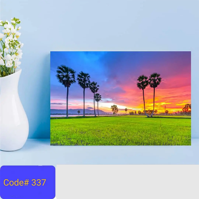 Picture of 1part Wall Canvas Art (printing) code#337 - Multicolor