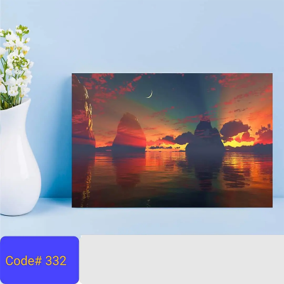 Picture of 1-part 18x12 inch Wall Canvas Art with Zigzag Lamination (Printing) - 18x12 inch