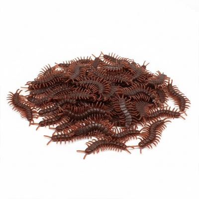 Picture of Imitation Insects Fake Centipede Toys Realistic Bugs Prank Joke Gift for April Fools Day Scary Mischief Halloween Party Decoration