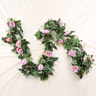 Picture of Floral Elegance: Handmade Rose Vine Letter "M" Wall Decor