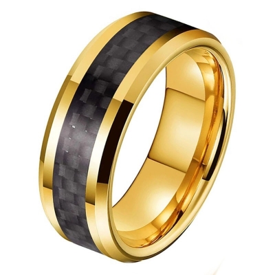 Picture of Superman Black Finger Ring For Men