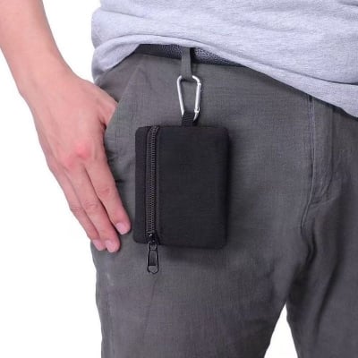Picture of Outdoor Storage Small Waist Bag Key Card Case Sports Zipper Pack Multifunctional Bag