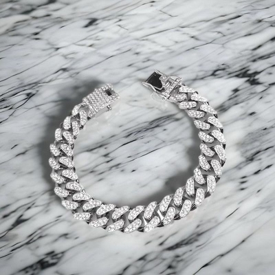 Picture of Stainless Steel Health Germanium Bracelet -Chain Wrist Chain Health Anti-fatigue Bracelet -for Men Jewelry Gift