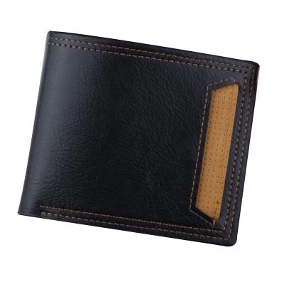 Picture of New Men's Wallet Vertical Multi Card Small Wallet Driver's License Youth Mini Student Change Bag Card Bag