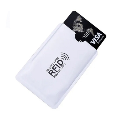 Picture of Ultrathin Anti-Rfid Wallet Blocking Reader Lock Bank Card Holder, Aluminium Smart Anti Theft Credit Card Cover Protection