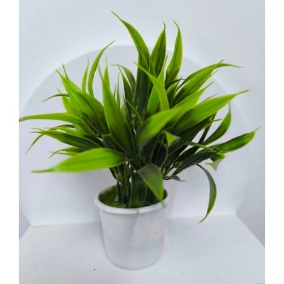 Picture of artificial flowers plan with tob
