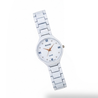 Picture of White Stainless Steel Quartz Watch for Woman -White - Watch For Women  ঘড়ি