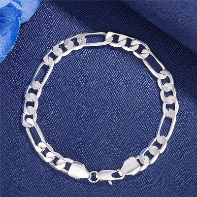 Picture of Charm Bracelet Fashion Box Chain Bracelet  for men
