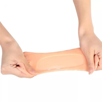 Picture of Anti-Crack Heel Socks Smiling Foot Full Length Silicone Protector
