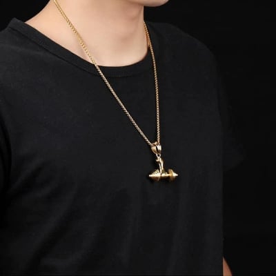 Picture of High Quality Men Fashion Jewellery Stainless Steel Round Chain Necklaces