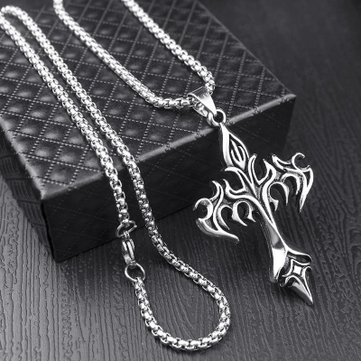 Picture of Refined Taste - High Quality Men Fashion Jewellery Stainless Steel Round Chain Necklaces - Durabilty Assured - Durablity Assurance