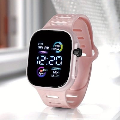 Picture of Squares Colourful Belt Watch  for Women