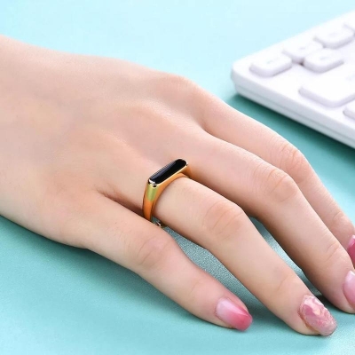 Picture of Goldn Plated Finger Ring for Men - Golden