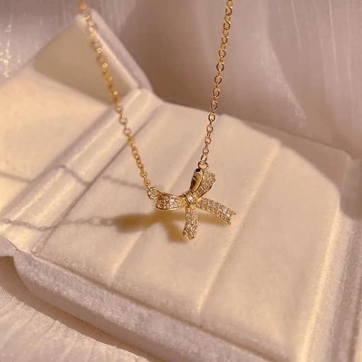 Picture of Cute Slim Chain Necklace Neck Jewelry Chain Locket for Women Girls