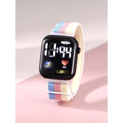 Picture of 1pc Square Sports Electronic Watch
