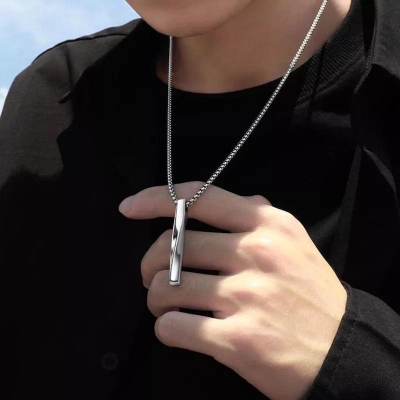 Picture of Men's Stainless Steel Pendant Necklace
