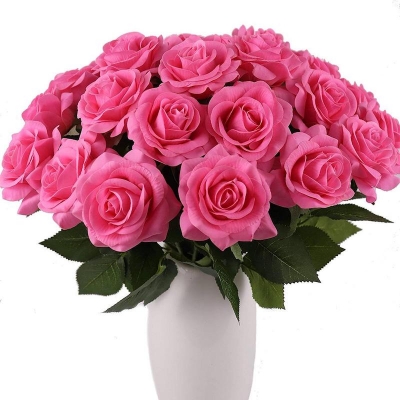 Picture of Artificial Flower Home Decoration Rose Bouquet Flower