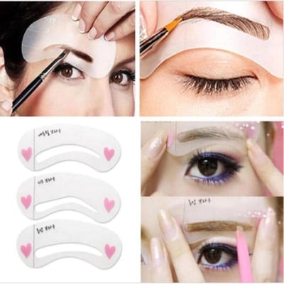 Picture of Eyebrow kit Shaper Stencil Card Makeup Tools