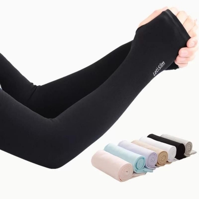 Picture of Fabric Cycling Hand sleevs- Black
